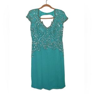 Vintage Aqua/Turquoise Dress